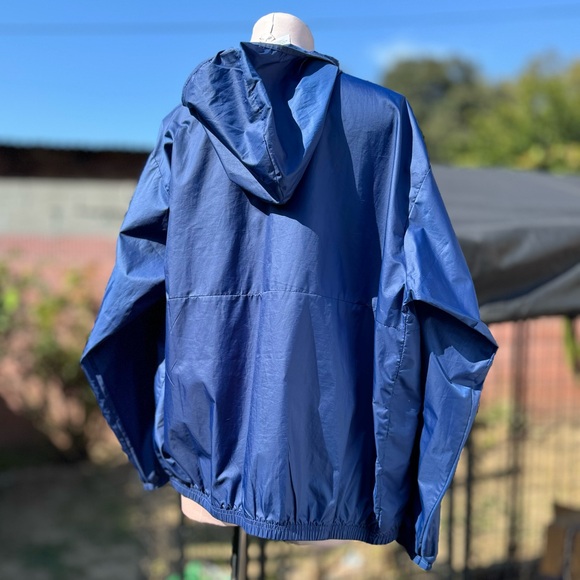 Adidas Windbreaker Blue Men’s Size M - Picture 4 of 7